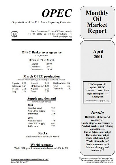 MOMR April 2001