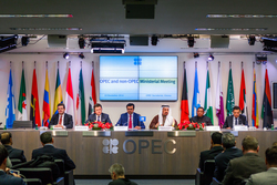 A press conference was held following the conclusion of the First OPEC and non-OPEC Ministerial Meeting