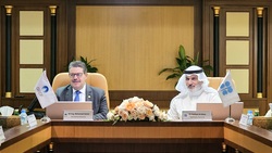 HE Haitham Al Ghais, Secretary General for OPEC, and HE Eng. Mohamed Hamel, Secretary General for GECF