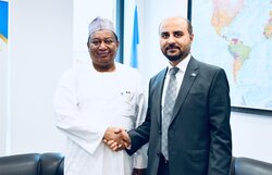 HE Mohammad Sanusi Barkindo, OPEC Secretary General (l), and HE Dr Abdulhamid Alkhalifa, Director-General of the OPEC Fund for International Development