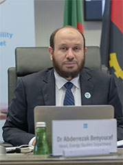 Dr. Abderrezak Benyoucef, Head, Energy Studies Department
