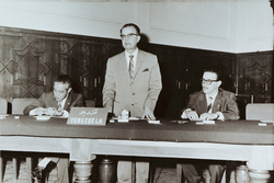 The delegation of Venezuela to the historic ‘Baghdad Conference’ held between 10-14 September 1960