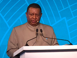 HE Mohammad Sanusi Barkindo, OPEC Secretary General, delivers his remarks