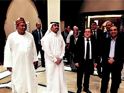 HE Barkindo, HE Al-Sada and HE Boutarfa at the IEF (left to right)