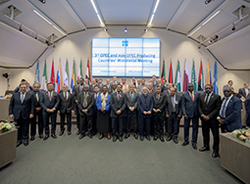 Group photo of OPEC and non-OPEC Ministers taken at the OPEC Secretariat