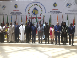 Equatorial Guinea's President, OPEC Secretary General, and dignitaries at the APPO CAPE VII Congress and Exhibition, take time out for a group photo