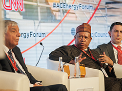 HE Barkindo speaks at the panel session titled: 'Oil Market Trajectories: Long-term Investment and Technology Risks' 
